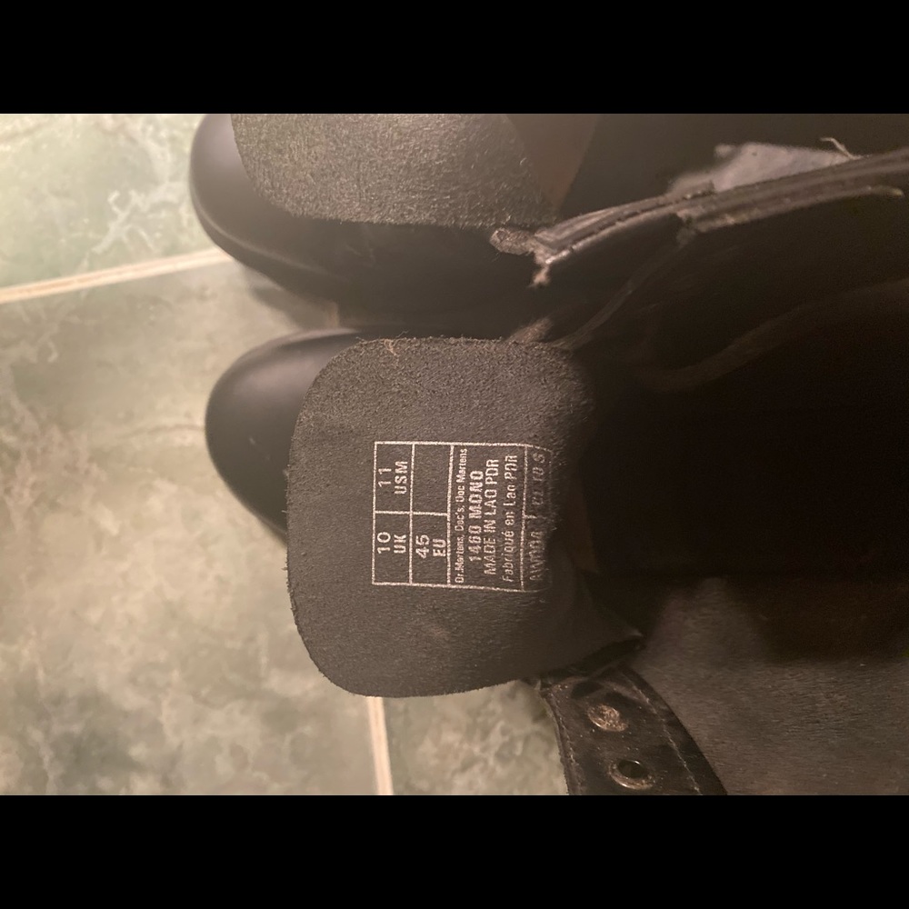 Dr. Martens 1406 Mono smooth leather boots - Picture 7 of 8